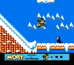 Mickey's Safari in Letterland gameplay screenshot